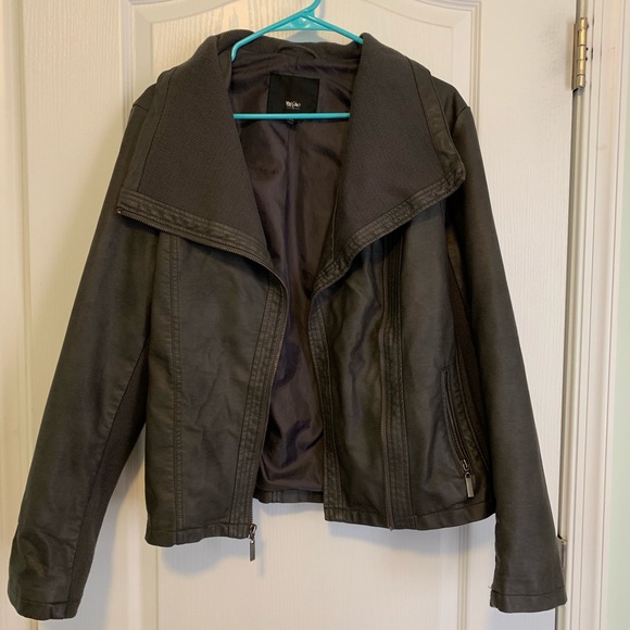 Mossimo Supply Co. Jackets & Blazers - Mossimo Asymmetrical Zip Moro Jacket
